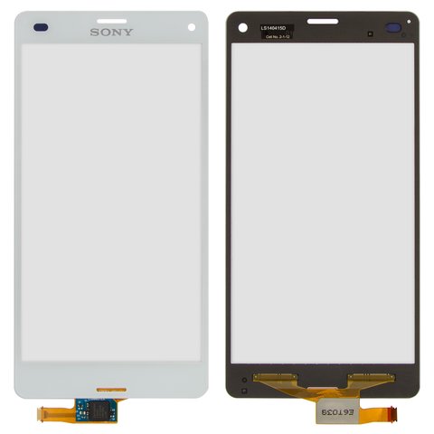 Сенсорний екран для Sony D5803 Xperia Z3 Compact Mini, білий, 4,6"