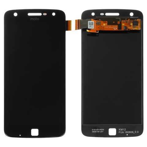 Дисплей для Motorola XT1635 02 Moto Z Play, черный, без рамки, Original PRC