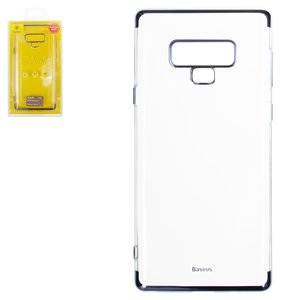 Чохол Baseus для Samsung N960 Galaxy Note 9, синій, прозорий, силікон, #WISANOTE9 MD03
