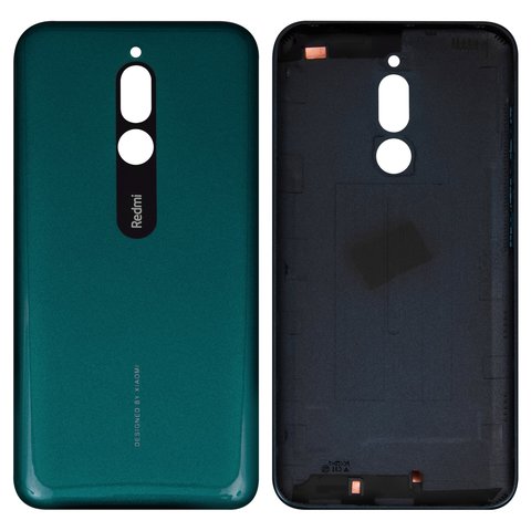 Задня панель корпуса для Xiaomi Redmi 8, зелена, з боковою кнопкою, M1908C3IC, MZB8255IN, M1908C3IG, M1908C3IH