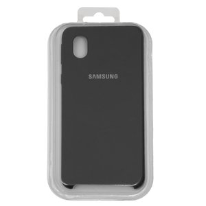 Чохол для Samsung A013 Galaxy A01 Core, чорний, синій, Original Soft Case, силікон, dark blue 08 