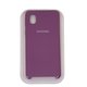 Чехол для Samsung A013 Galaxy A01 Core, фиолетовый, Original Soft Case, силикон, grape (43)