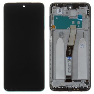 Дисплей для Xiaomi Redmi Note 9 Pro, Redmi Note 9S, зелений, з рамкою, Original PRC , M2003J6B2G, M2003J6A1G