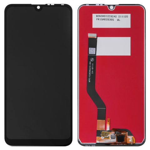 Дисплей для Huawei Y7 2019 , черный, без логотипа, без рамки, High Copy, DUB LX1