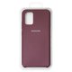 Чохол для Samsung A025F/DS Galaxy A02s, бордовий, Original Soft Case, силікон, maroon (42)