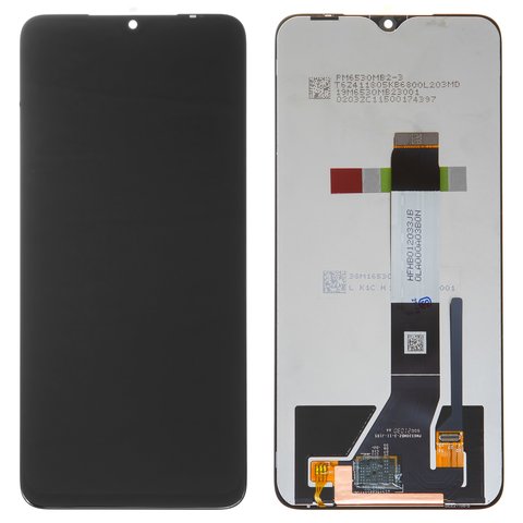 Дисплей для Xiaomi Poco M3, Redmi 9T, чорний, без рамки, Original PRC 
