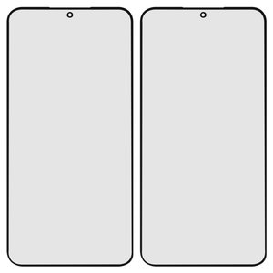 Стекло корпуса для Samsung S906 Galaxy S22 Plus 5G, с OCA пленкой, черное