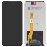 Дисплей для Realme 11 5G, C55, Narzo N55; OnePlus Nord CE3 Lite 5G; Oppo A1 5G, A58 4G, A98 5G, чорний, без рамки, Original (PRC), CPH2375/CPH2577/PHS110/RMX3710/DI0672JNI01/1540452110/PM6725JB1-4-11