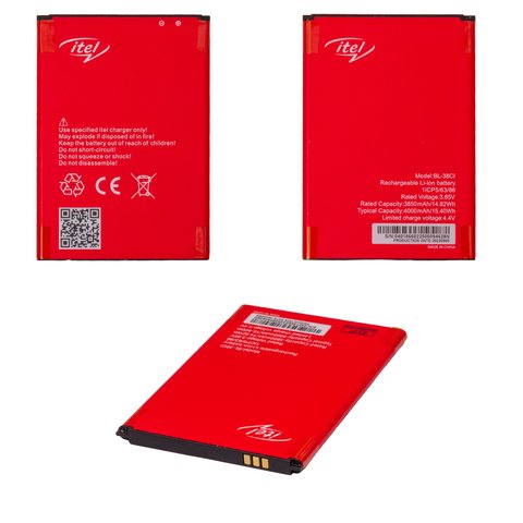 Аккумулятор BL 38CI для Itel A27, A49; Nokia C12, Li ion, 3,85 B, 4000 мАч, Original PRC