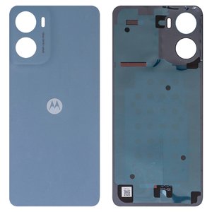 Задняя панель корпуса для Motorola Moto G05, голубая, misty blue