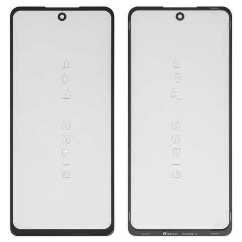 Стекло корпуса G+OCA PRO для Tecno Pova 5 LH7n , Pova 5 Pro LH8n , Spark 10 Pro; Infinix Hot 30, Note 30 X6833, X6716 , с OCA пленкой, черное
