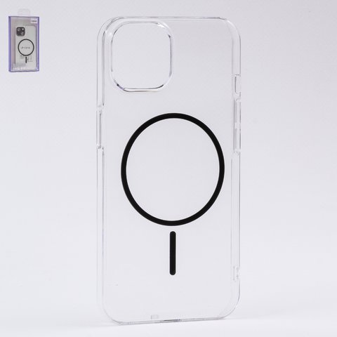 Чохол Fully PC MagSafe для iPhone 13, прозорий, безбарвний, магнітний, пластик
