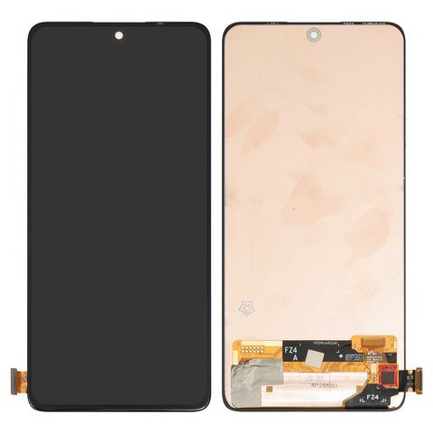 Дисплей для Xiaomi Poco M7 Pro 5G , Redmi Note 14 4G, Redmi Note 14 5G, чорний, без рамки, Оригінал переклеєне скло , 159.6mm, 24117RN76G, 24117RN76O, 24094RAD4G, global version