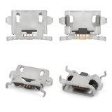 Charge Connector compatible with Sony C2104 S36 Xperia L, C2105 S36h Xperia L, ST23i Xperia Miro, ST26i Xperia J; ZTE Blade L3, (5 pin, micro USB type-B)