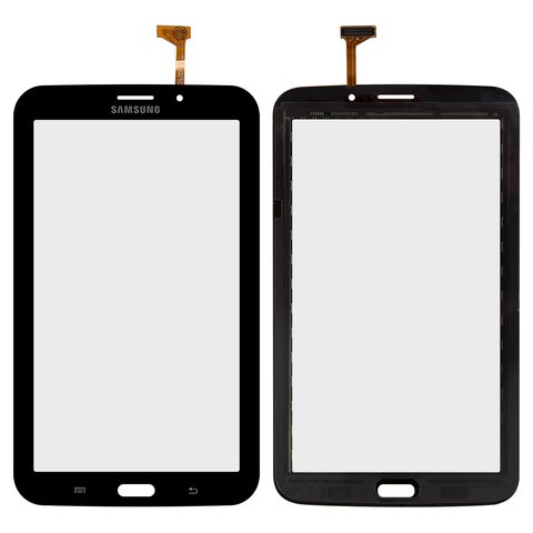 Touchscreen compatible with Samsung P3200 Galaxy Tab3, P3210 Galaxy Tab 3, T210, T2100 Galaxy Tab 3, T2110 Galaxy Tab 3, black, version 3G  