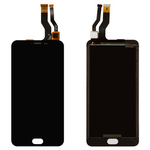 Pantalla LCD puede usarse con Meizu M1 Metal, negro, sin marco, Original PRC 