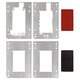 LCD Module Mould compatible with Apple iPhone 5S, iPhone 5SE; YMJ 3-01, (for OCA film gluing,  to glue glass in a frame, set)
