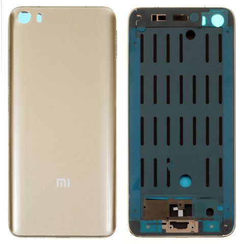 Carcasa puede usarse con Xiaomi Mi 5, dorado, 2015105