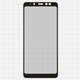 Защитное стекло All Spares для Samsung A730 Galaxy A8+ (2018), 5D Full Glue, черный, cлой клея нанесен по всей поверхности