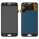 LCD compatible with Samsung J500 Galaxy J5, (black, without adjustment of light, without frame, Copy, (TFT))