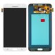 LCD compatible with Samsung J710 Galaxy J7 (2016), (white, without frame, original (change glass) )