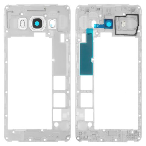 Housing Middle Part compatible with Samsung J510F Galaxy J5 2016 , white 
