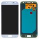 Pantalla LCD puede usarse con Samsung J530 Galaxy J5 (2017), azul claro, sin marco, original (vidrio reemplazado)