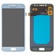 Pantalla LCD puede usarse con Samsung J250 Galaxy J2 (2018), J250 Galaxy J2 Pro (2018), azul claro, sin marco, High Copy, (OLED)