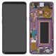 Pantalla LCD puede usarse con Samsung G960 Galaxy S9, morado, con marco, Original (PRC), lilac Purple, original glass