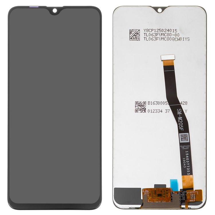 Lcd Compatible With Samsung M5 Galaxy M Black With Touchscreen Original Change Glass All Spares