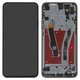 LCD compatible with Huawei P Smart Z, (black, with frame, original (change glass) )