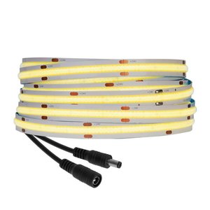 Tira de luces LED COB 480 diodos LED, luz blanca natural RA90, DC 12V, 5 m 