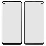 Vidrio de carcasa puede usarse con Samsung A217 Galaxy A21s, negro
