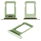 Sujetador de tarjeta SIM puede usarse con iPhone 12, verde, double SIM