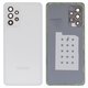 Housing Back Cover compatible with Samsung A526 Galaxy A52 5G, (white, with camera lens)