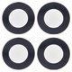 Стекло камеры для iPhone 14, iPhone 14 Plus, черное, без рамки, комплект 2 шт.