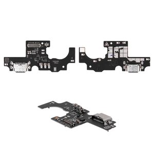 Шлейф для ZTE Blade A7S 2020 , коннектора зарядки, с микрофоном, High Copy, плата зарядки