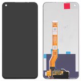 LCD compatible with Oppo A36, A76, (black, without frame, Original (PRC), PESM10, CPH2375, BV066G3M-L01-MB00)