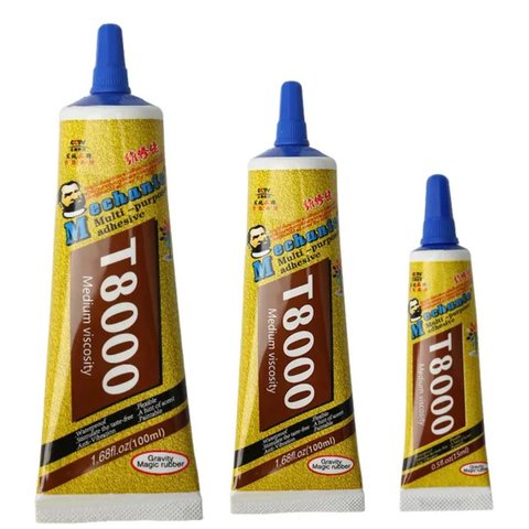 Sealant Glue Mechanic T8000, for touchscreen LCD gluing, 15 ml, transparent 