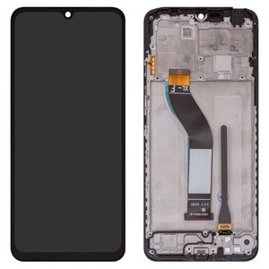 LCD compatible with Xiaomi Poco C75, Redmi 14C 4G, Redmi 14C 5G, Redmi A4, black, with frame, Original PRC , 2411DRN47C, 2409BRN2CA, 2409BRN2CG, 2409BRN2CY 
