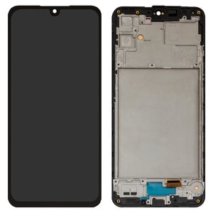 Дисплей для Samsung A165 Galaxy A16, черный, с рамкой, High Copy, OLED 