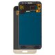 LCD compatible with Samsung J320 Galaxy J3 (2016), (golden, without adjustment of light, without frame, Copy, (TFT))