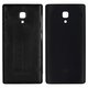 Housing Back Cover compatible with Xiaomi Red Rice 1S, (black, with side button)