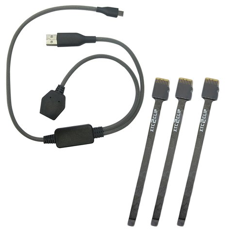 Xtc 2 Clip Spare Cable Set  3pcs.  + Y Cable for Xtc 2 Clip