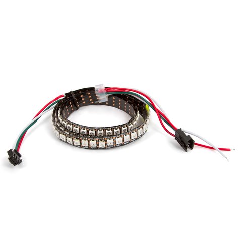 RGB LED Strip SMD5050, WS2812B with controls, IP20, 144 LEDs m, 5 m 