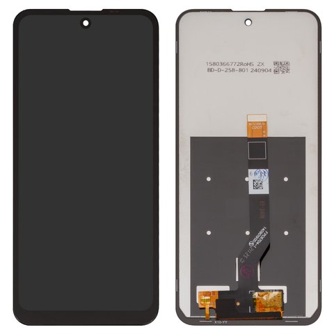 LCD compatible with Nokia X10, X20, black, without logo, without frame, High Copy