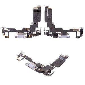 Flat Cable compatible with iPhone 14, charge connector, purple, with microphone, with connector, Original PRC  