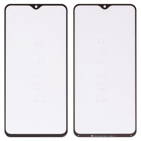 Housing Glass G+OCA PRO compatible with Xiaomi Redmi Note 8 Pro, with OCA film, black