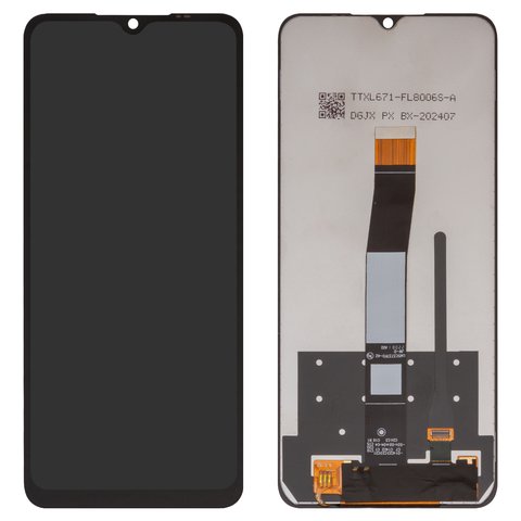 LCD compatible with Xiaomi Poco C40, Redmi 10C, black, without frame, Box