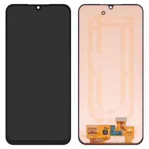 Дисплей для Samsung A245 Galaxy A24, M346 Galaxy M34, черный, без рамки, Оригинал переклеено стекло 